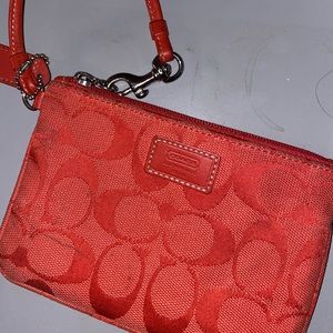 RED HOLIDAY COACH WRISTLET